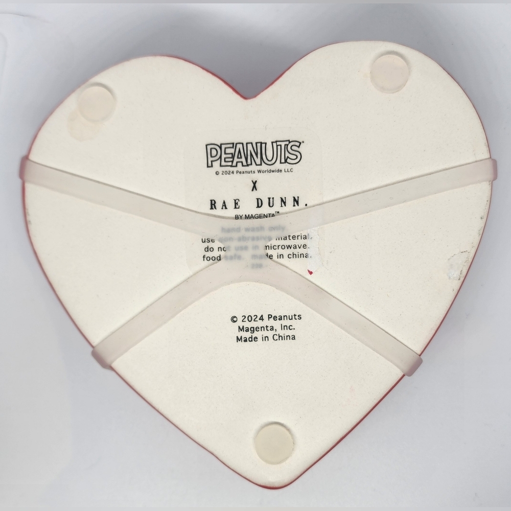 Snoopy By Rae Dunn Heart Coasters - Picture 8 of 10